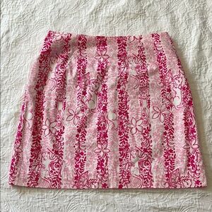 Lilly Pulitzer Boardwalk Cafe skirt size 10